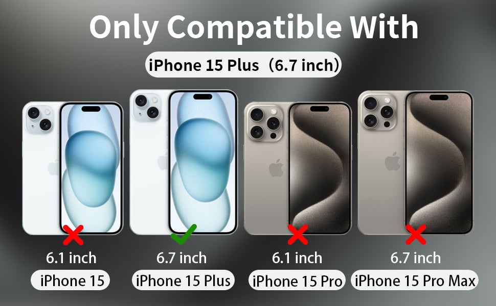 ankofave Magnetic case for iPhone Phone Case 15 Plus for Women