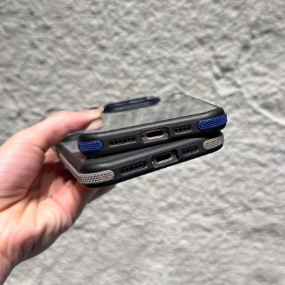 Magnetic Invisible Lens Holder Side Anti-slip Strips Phone Case For iPhone 16/15/14/13/12 Series