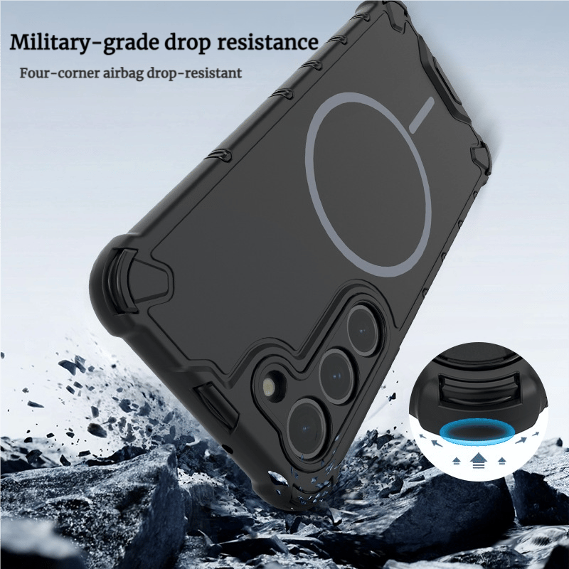 Skin-feeling magnetic anti-fall phone case is suitable for Samsung Galaxy S25/S24/S23 series