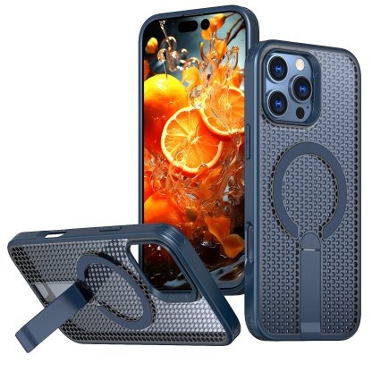 📲Honeycomb Heat Dissipation Magnetic Stand Case for iPhone 16/15/14/13/12 Series