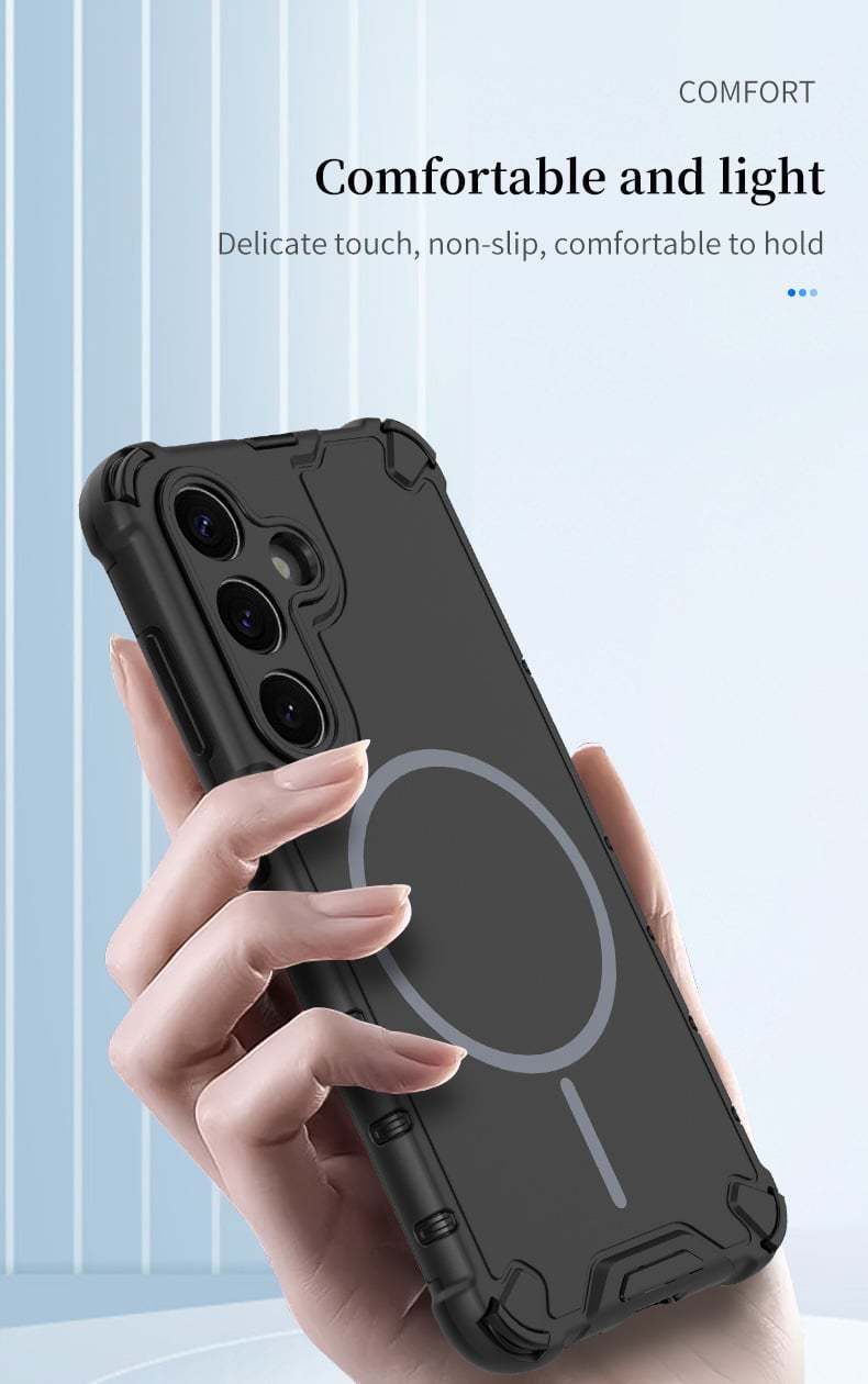 Skin-feeling magnetic anti-fall phone case is suitable for Samsung Galaxy S25/S24/S23 series