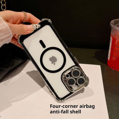 🎀 Magnetic Transparent Anti-fall Mobile Phone Case 🎀 For iPhone 16/15/14/13/12/11 Series