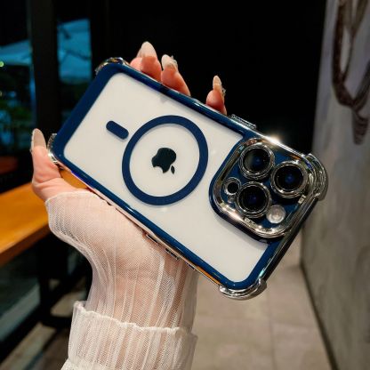 🎀 Magnetic Transparent Anti-fall Mobile Phone Case 🎀 For iPhone 16/15/14/13/12/11 Series