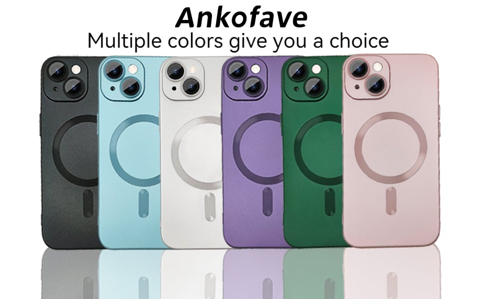 ankofave Magnetic case for iPhone Phone Case 15 Plus for Women