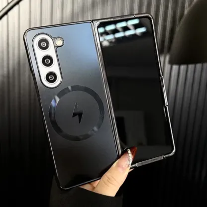 Electroplated Matte Magnetic Case for Samsung Z Fold 6/5/4/3 Series