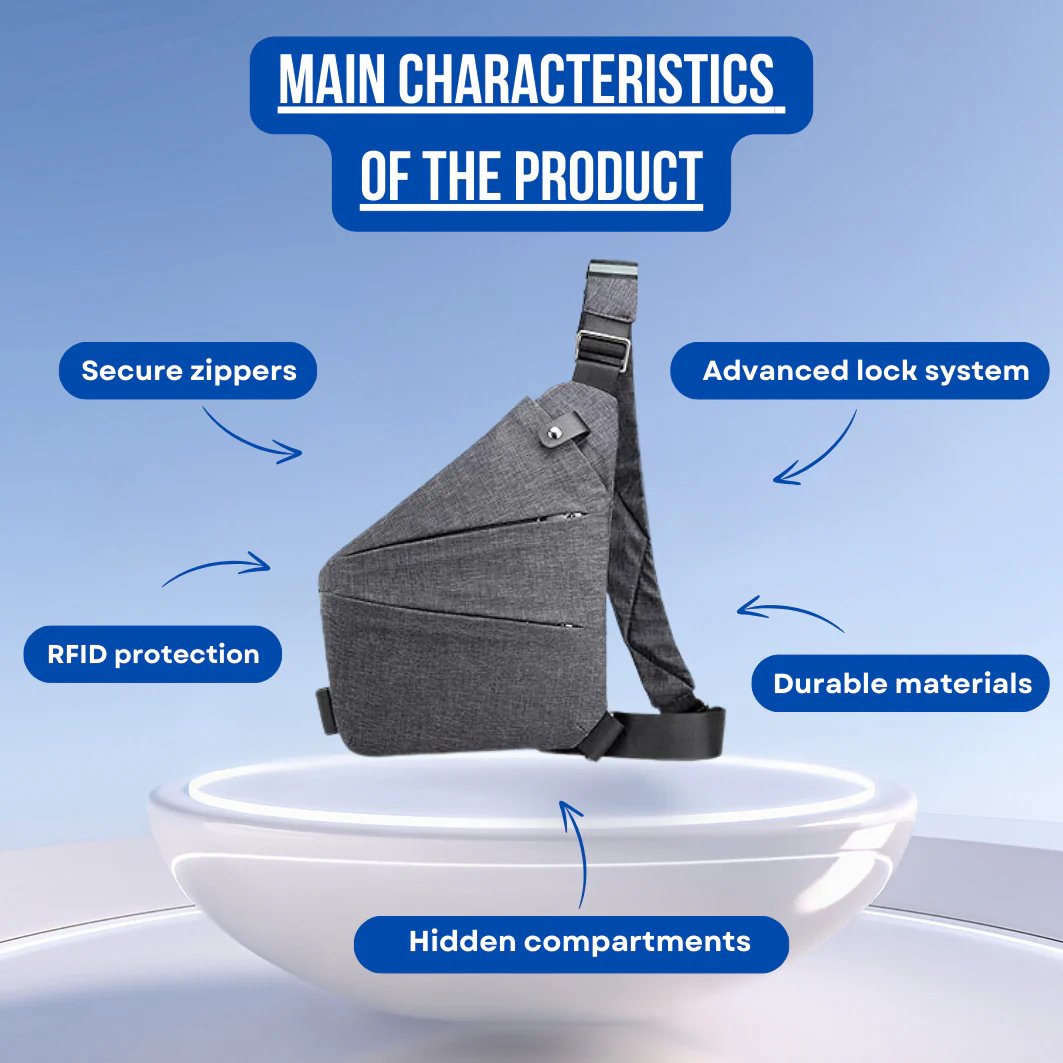 Anti-Theft SecureCrossbody Bag (Buy 2 Free VIP Shipping)