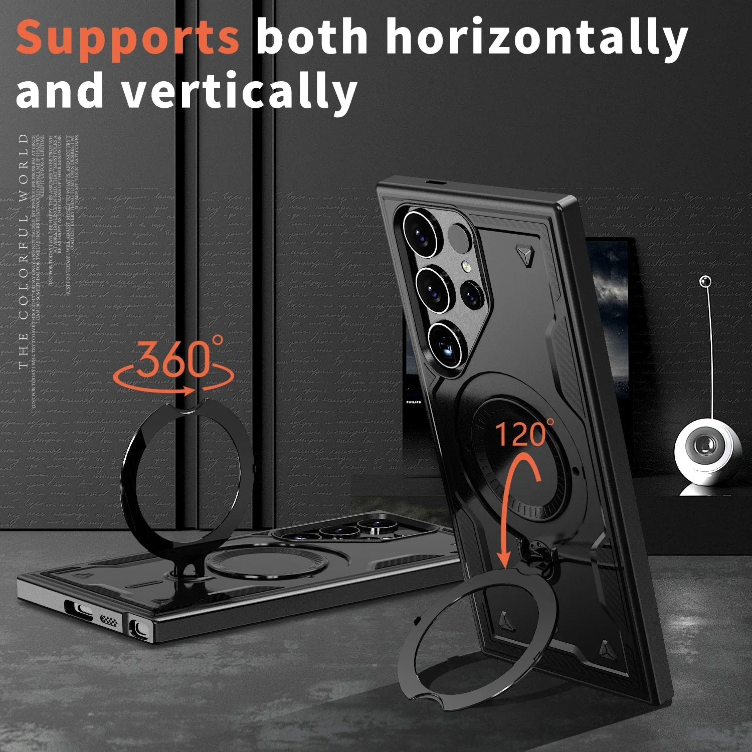 Magsafe 360° Rotating Stand Shockproof Case For Samsung