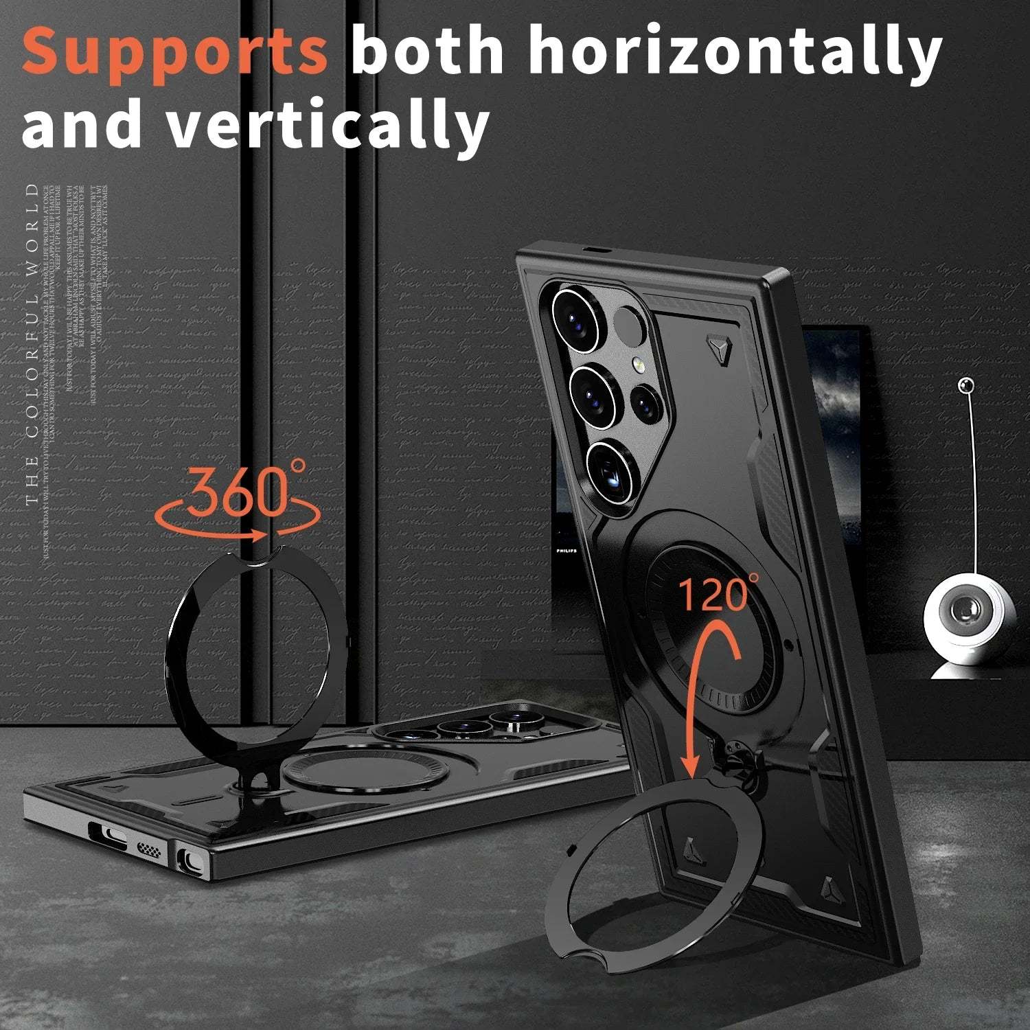 Magsafe 360° Rotating Stand Shockproof Case For Samsung