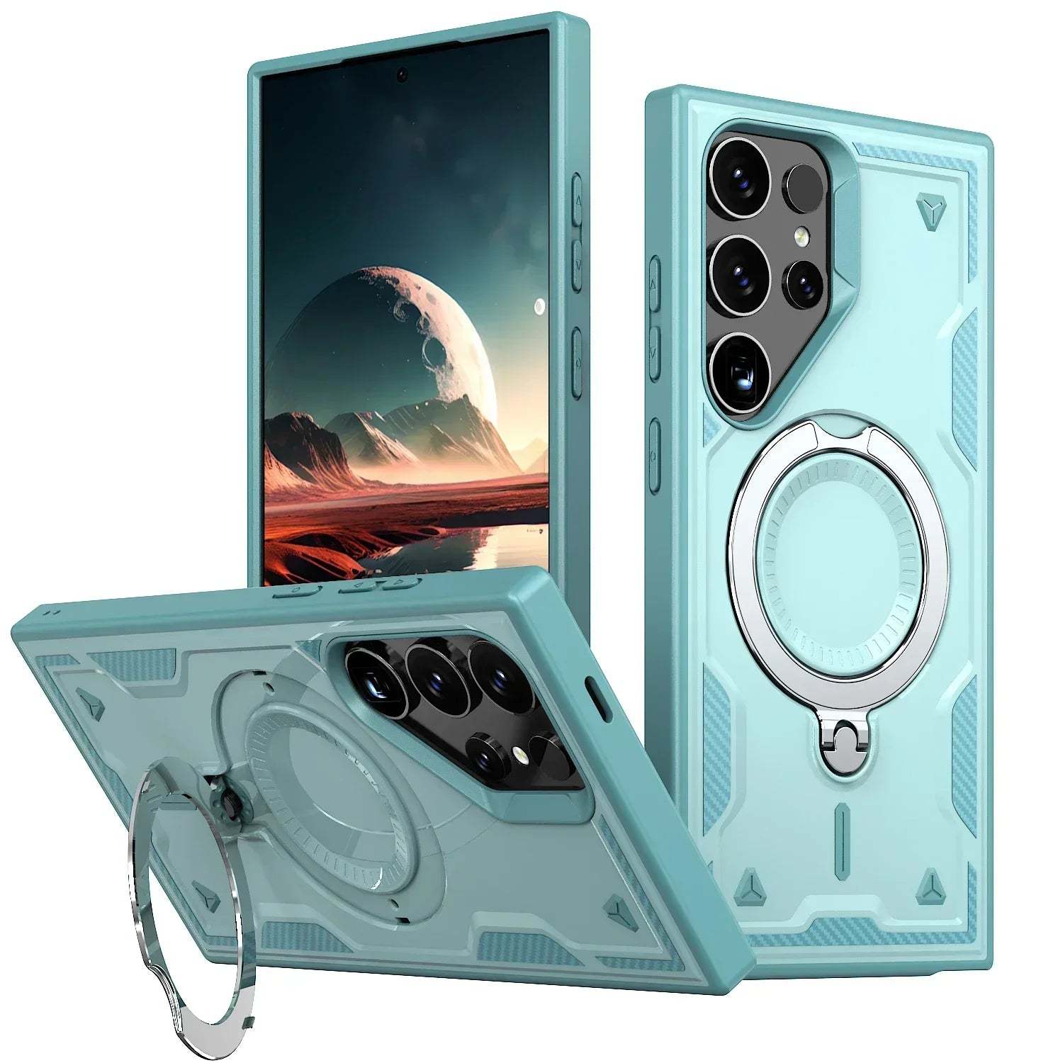 Magsafe 360° Rotating Stand Shockproof Case For Samsung