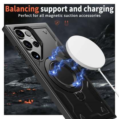 Magsafe 360° Rotating Stand Shockproof Case For Samsung