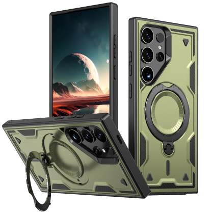 Magsafe 360° Rotating Stand Shockproof Case For Samsung