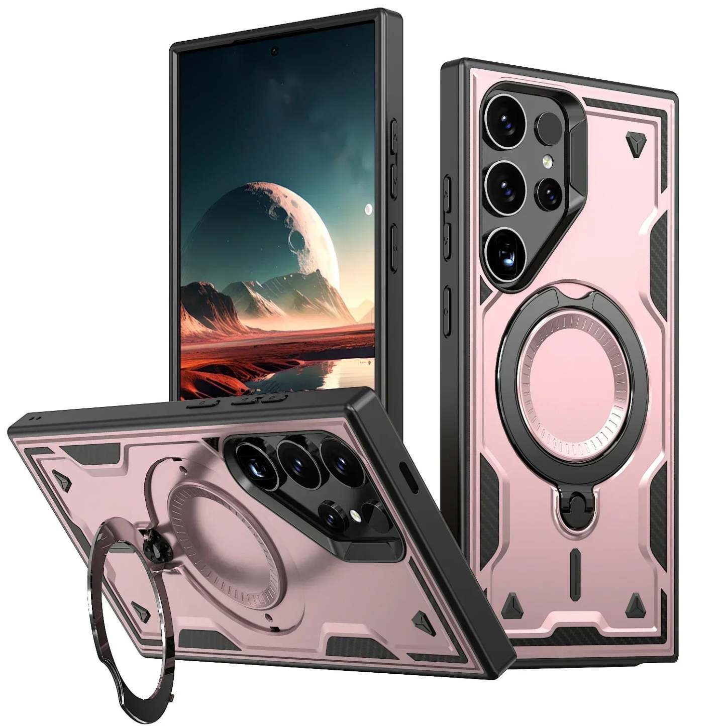 Magsafe 360° Rotating Stand Shockproof Case For Samsung