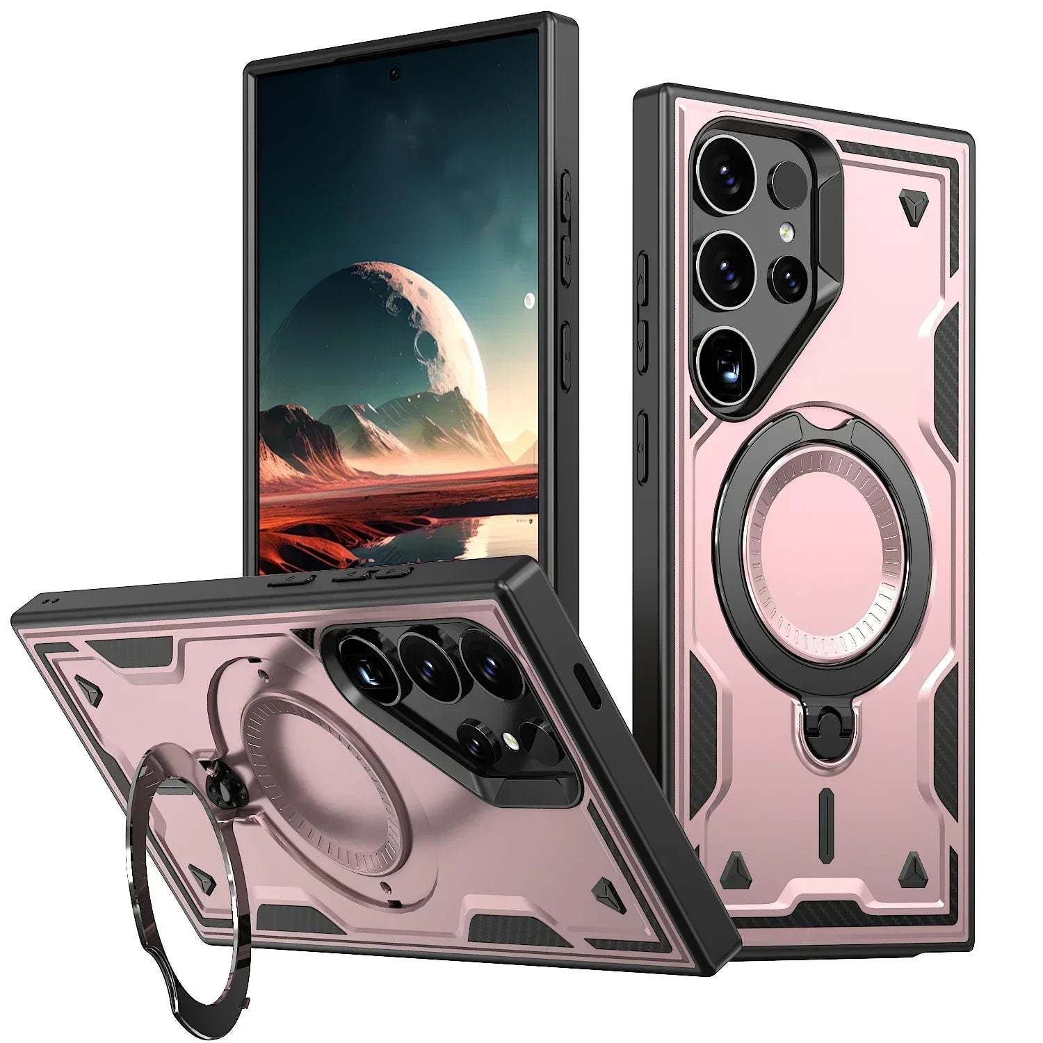 Magsafe 360° Rotating Stand Shockproof Case For Samsung