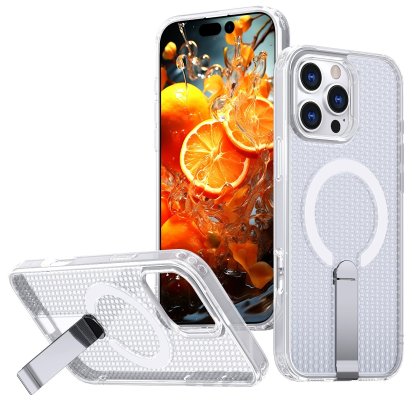 📲Honeycomb Heat Dissipation Magnetic Stand Case for iPhone 16/15/14/13/12 Series