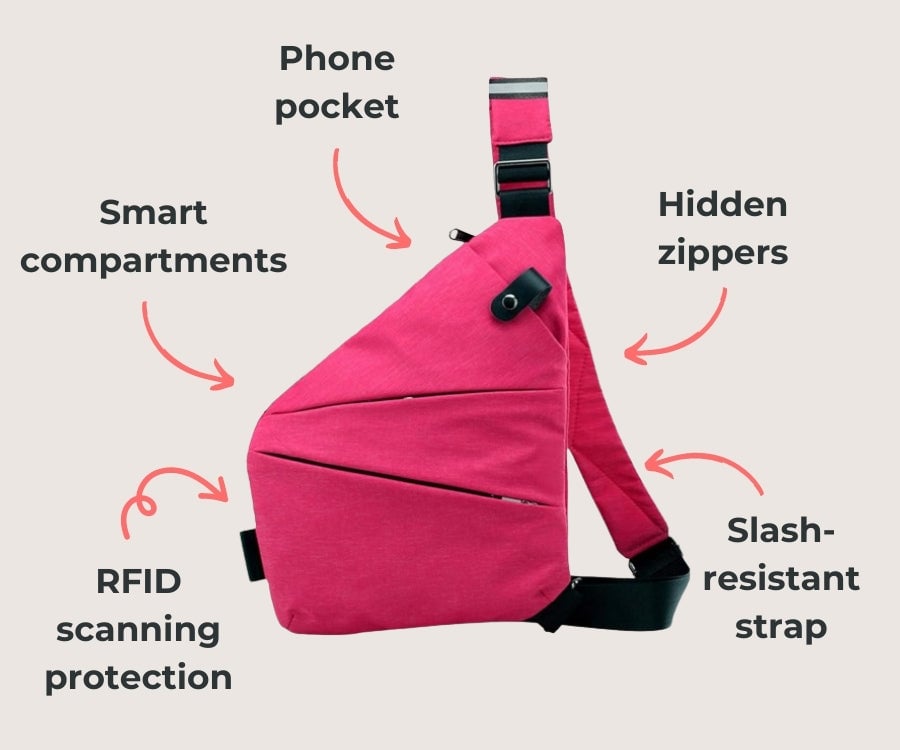 Anti-Theft SecureCrossbody Bag (Buy 2 Free VIP Shipping)