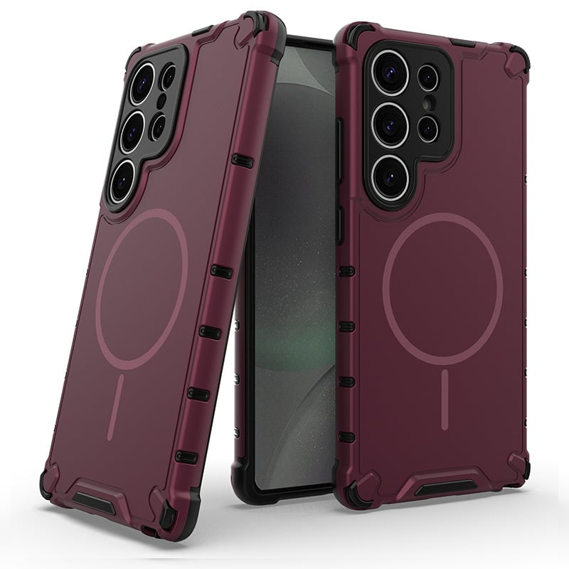 Skin-feeling magnetic anti-fall phone case is suitable for Samsung Galaxy S25/S24/S23 series