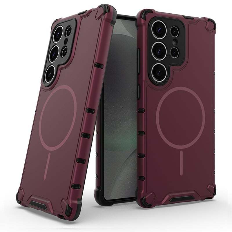 Skin-feeling magnetic anti-fall phone case is suitable for Samsung Galaxy S25/S24/S23 series
