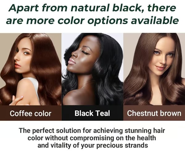 🥳 Natural Plant Hair Dye
