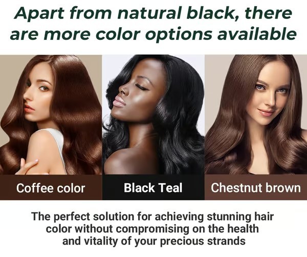 🥳 Natural Plant Hair Dye