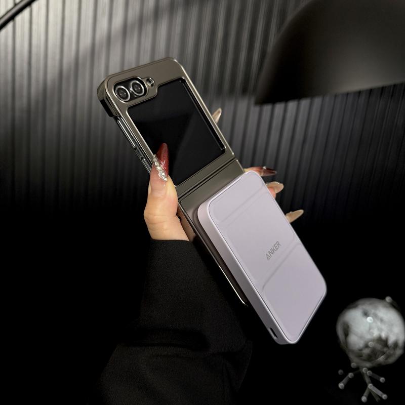 Electroplated Frosted Magnetic Case Cover for Samsung Z Flip 6/5/4/3 Series
