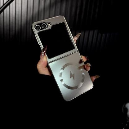 Electroplated Frosted Magnetic Case Cover for Samsung Z Flip 6/5/4/3 Series