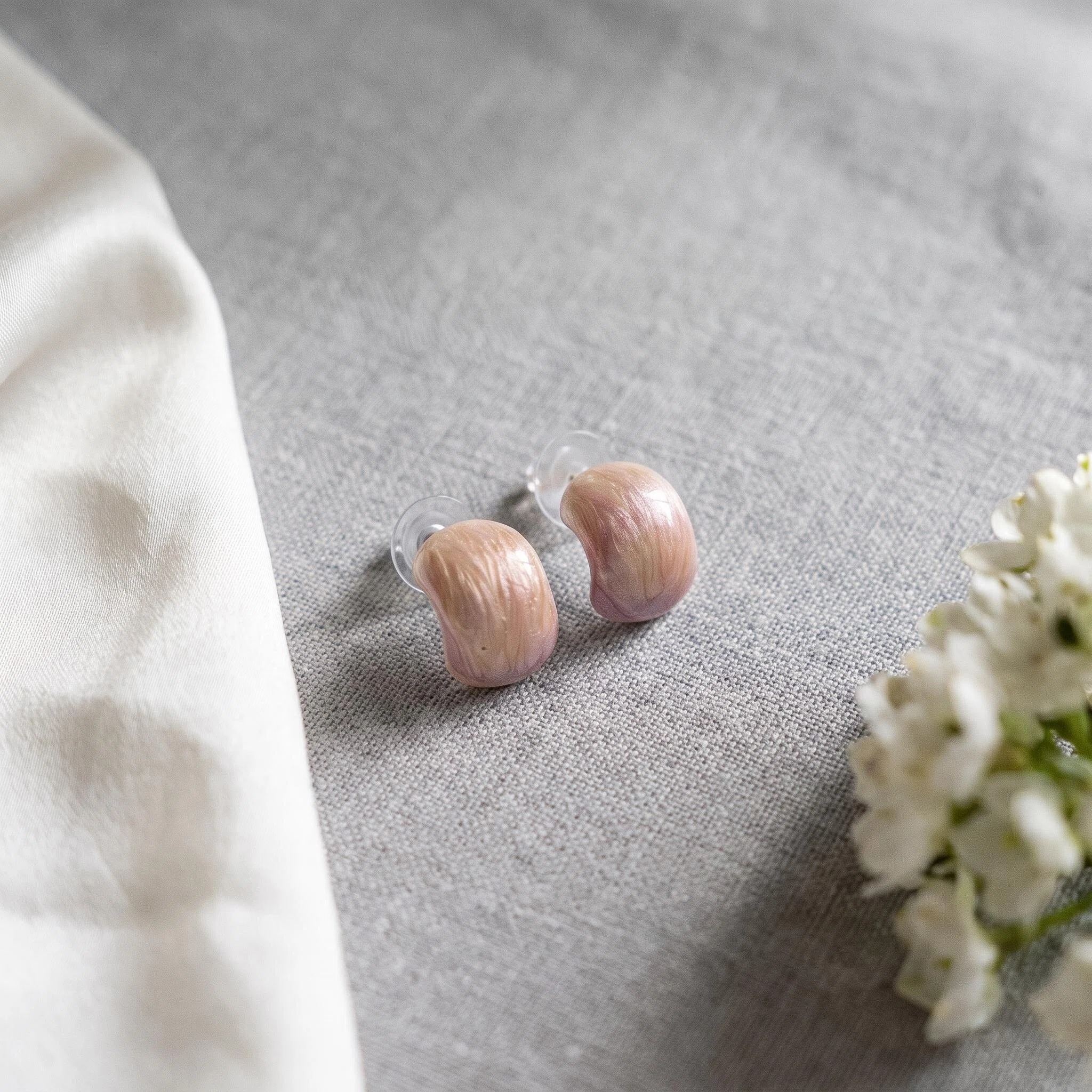 Silver-Tone Floral Vine Statement Drop Earrings