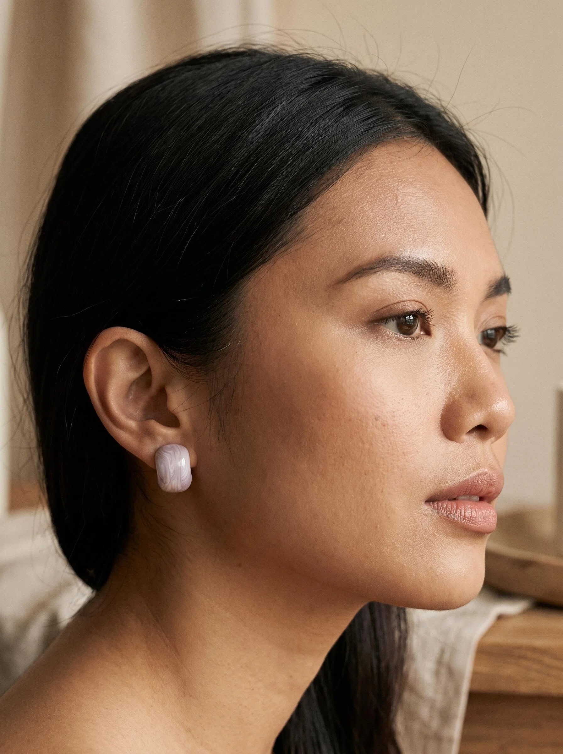Silver-Tone Floral Vine Statement Drop Earrings