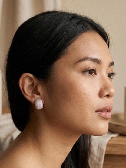 Silver-Tone Floral Vine Statement Drop Earrings