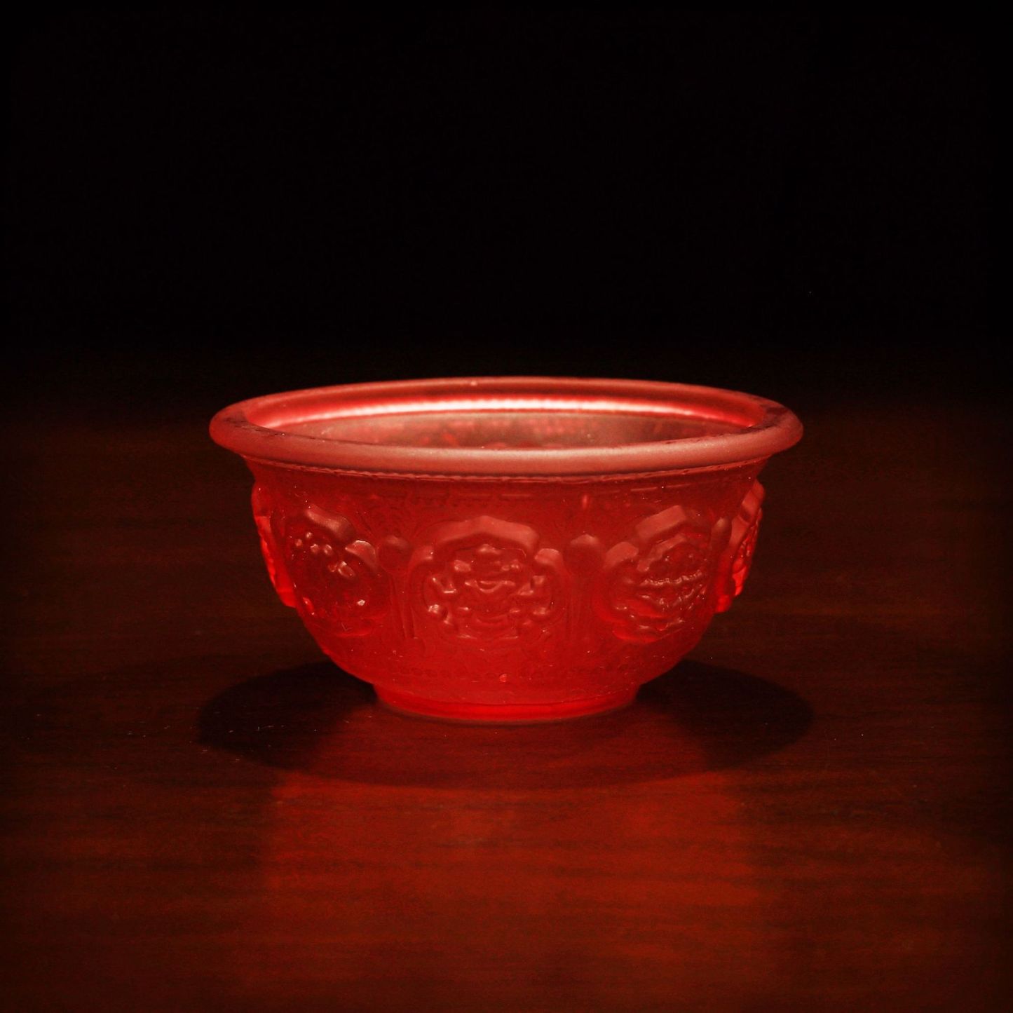 七彩琉璃八吉祥供碗