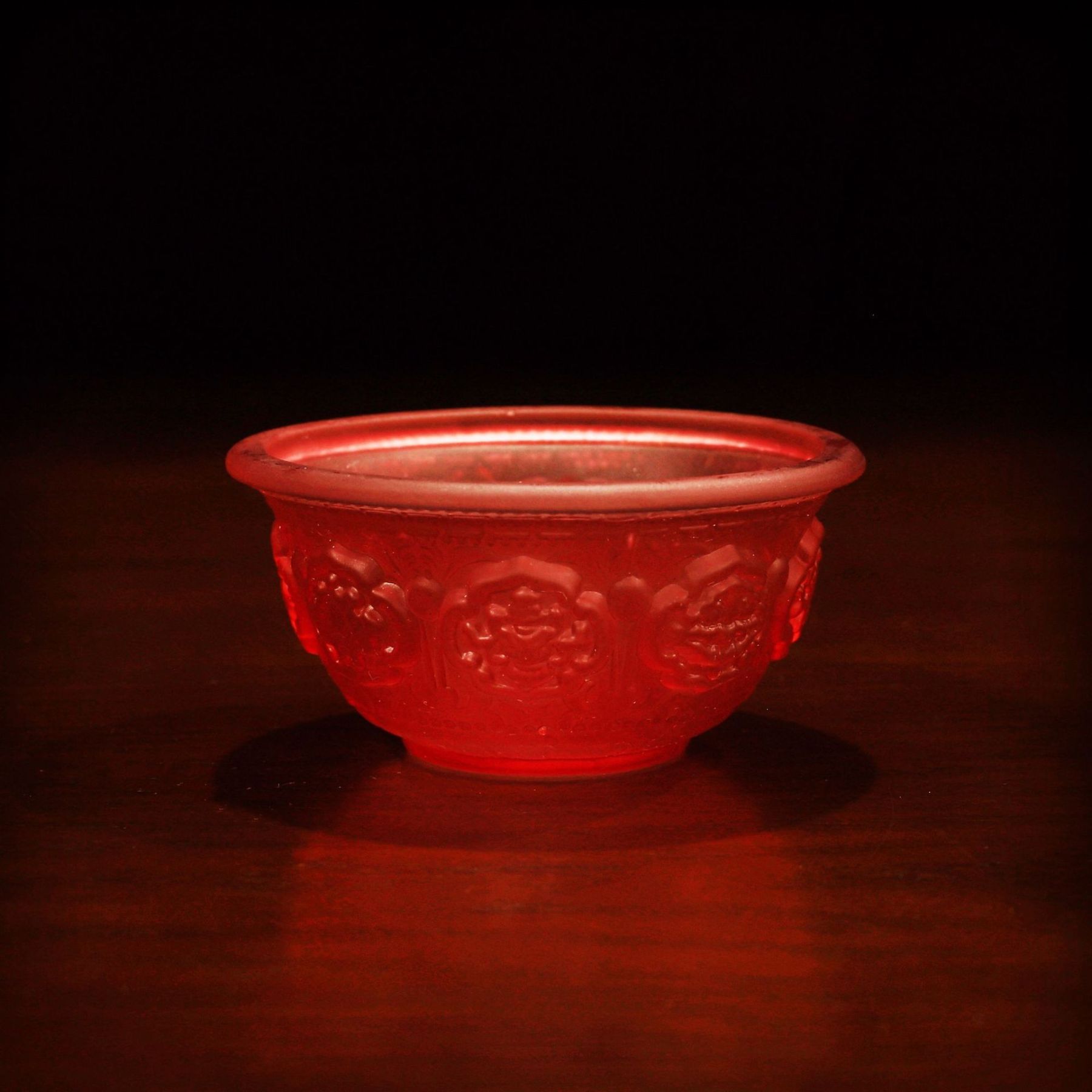 七彩琉璃八吉祥供碗