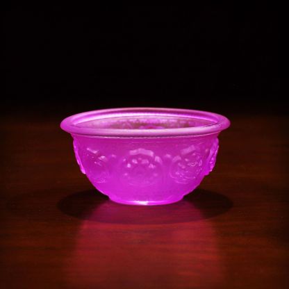 七彩琉璃八吉祥供碗