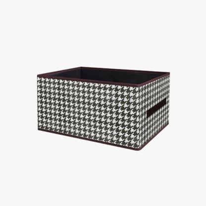 千鳥格可折疊收納盒