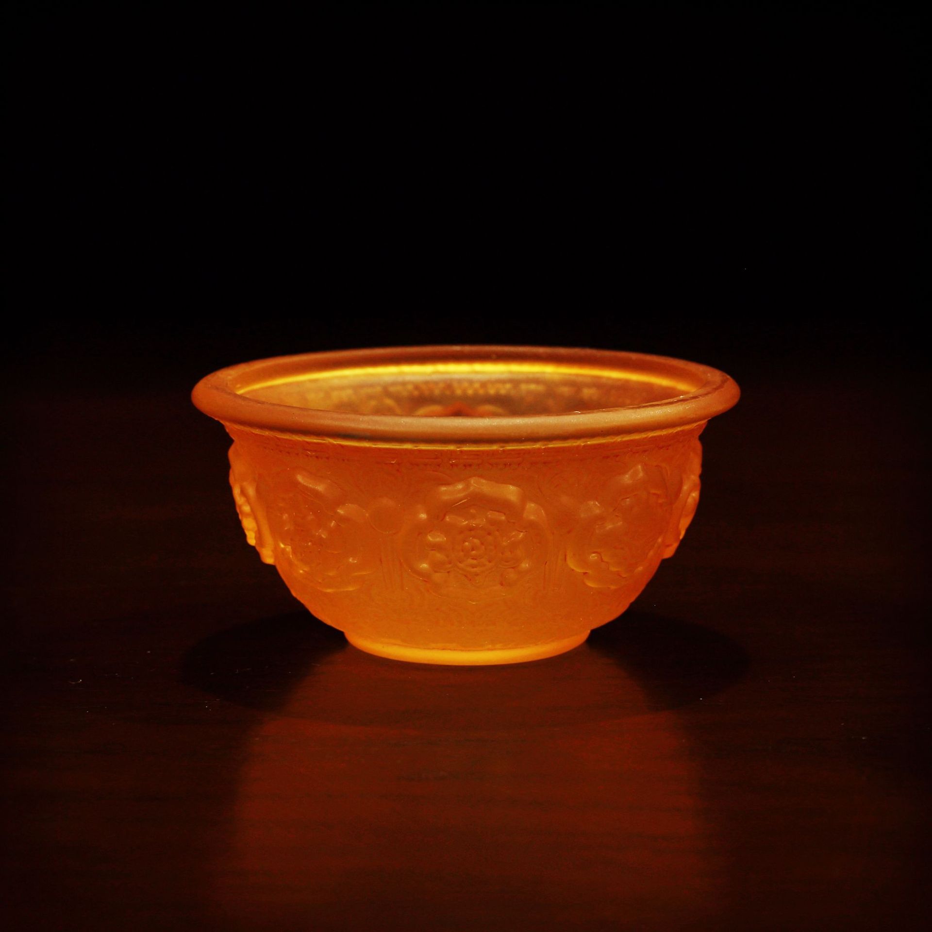 七彩琉璃八吉祥供碗