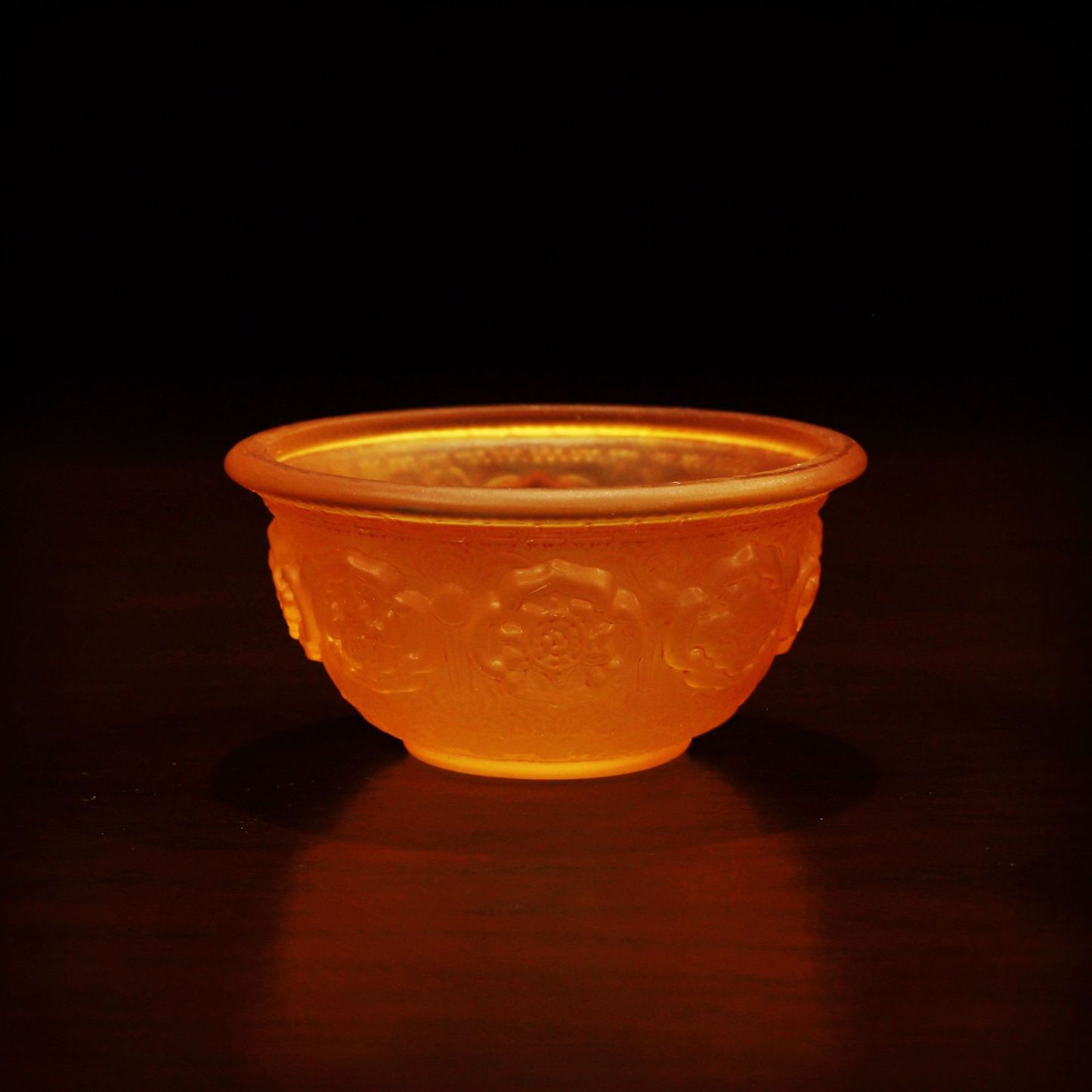 七彩琉璃八吉祥供碗