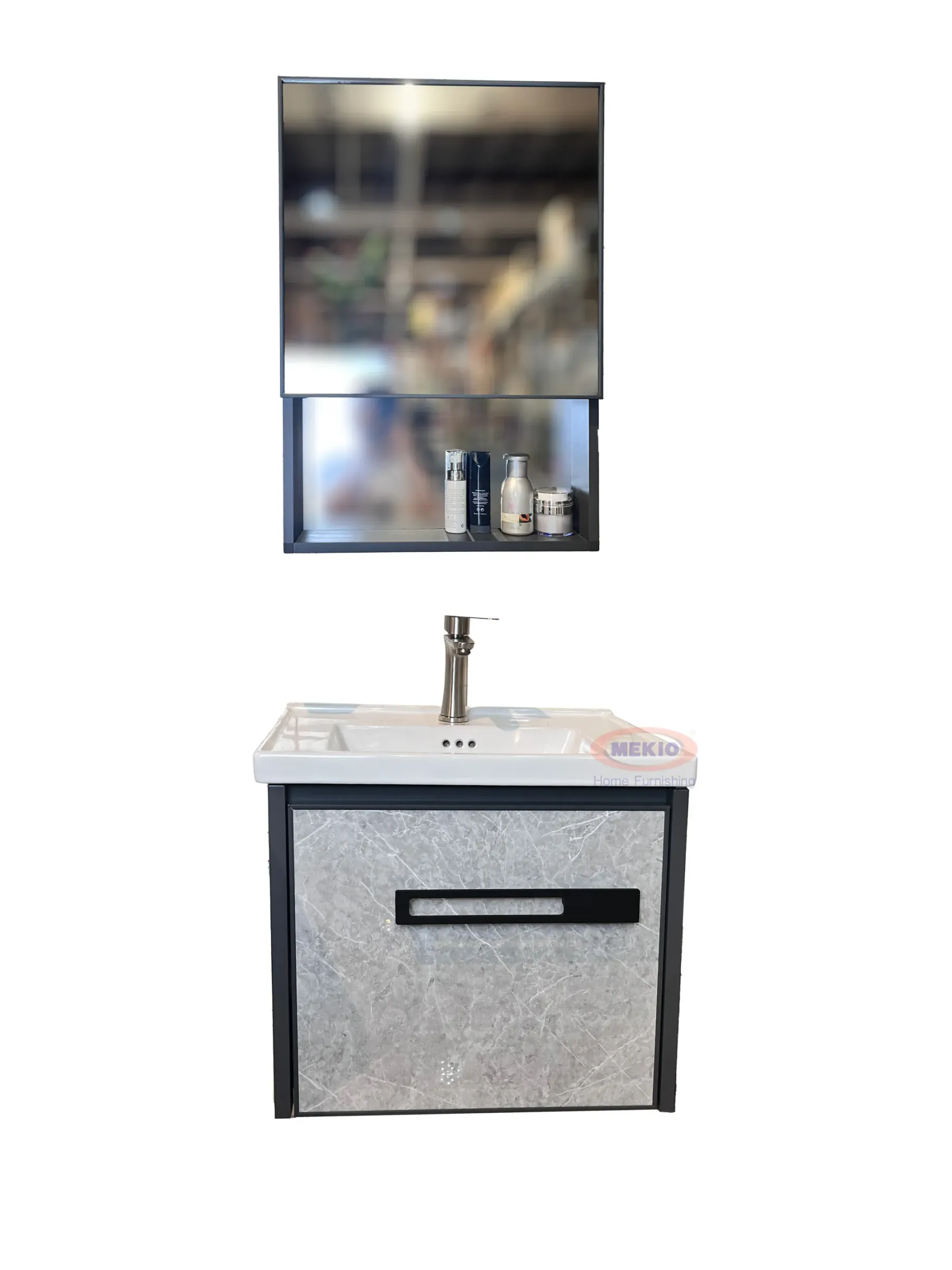 Bathroom Set 4in1 Grey