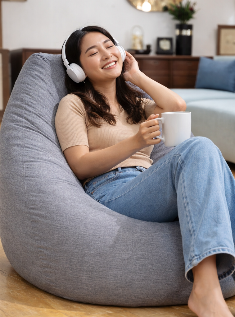 Premium PIGO Heavy-Duty Bean Bag (Ready Filled)