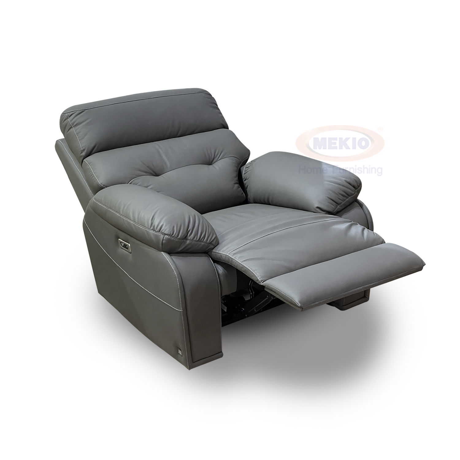 Sofa Half Leather Recliner 2357 Power