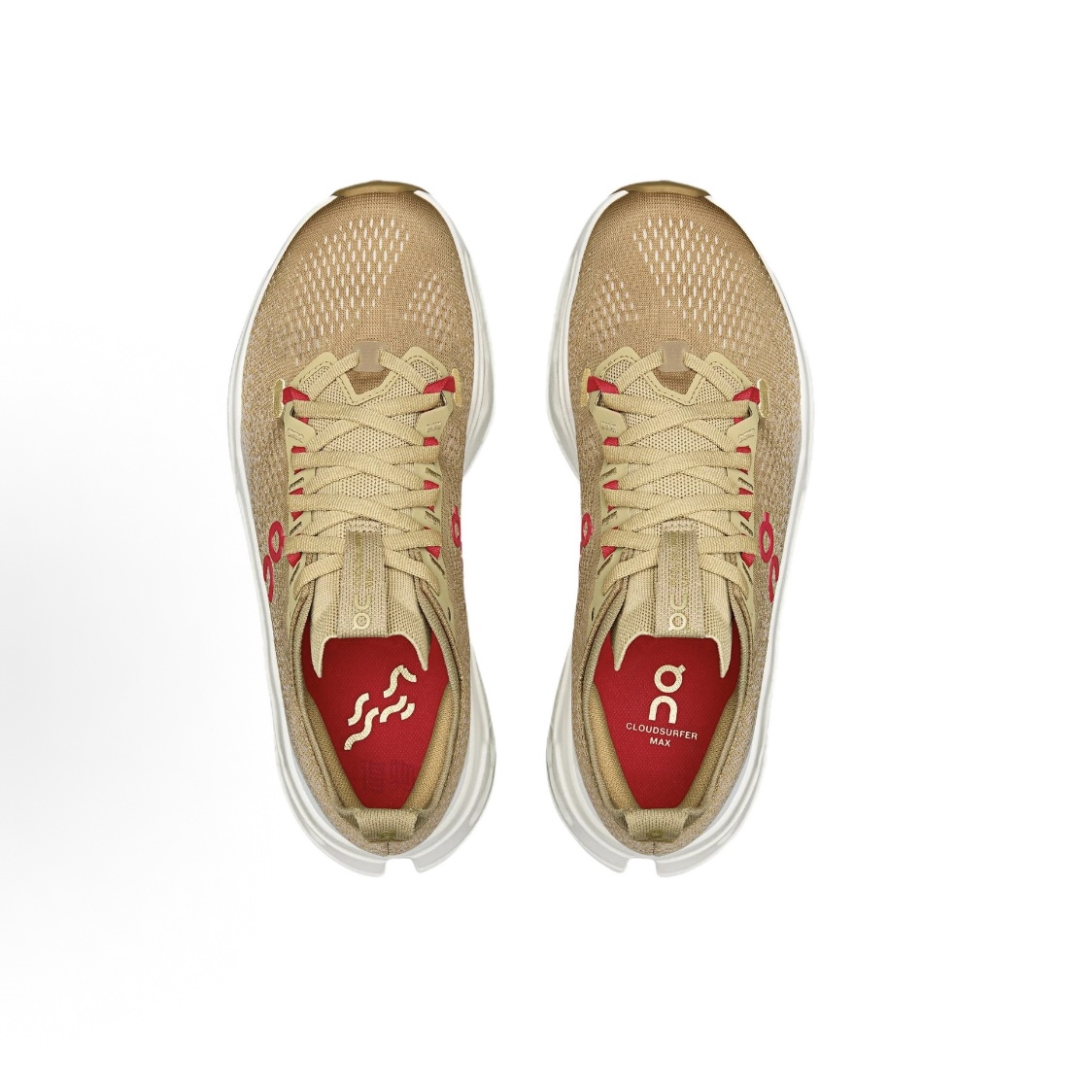  On昂跑 Cloudsurfer Max 馬年限定  淺棕