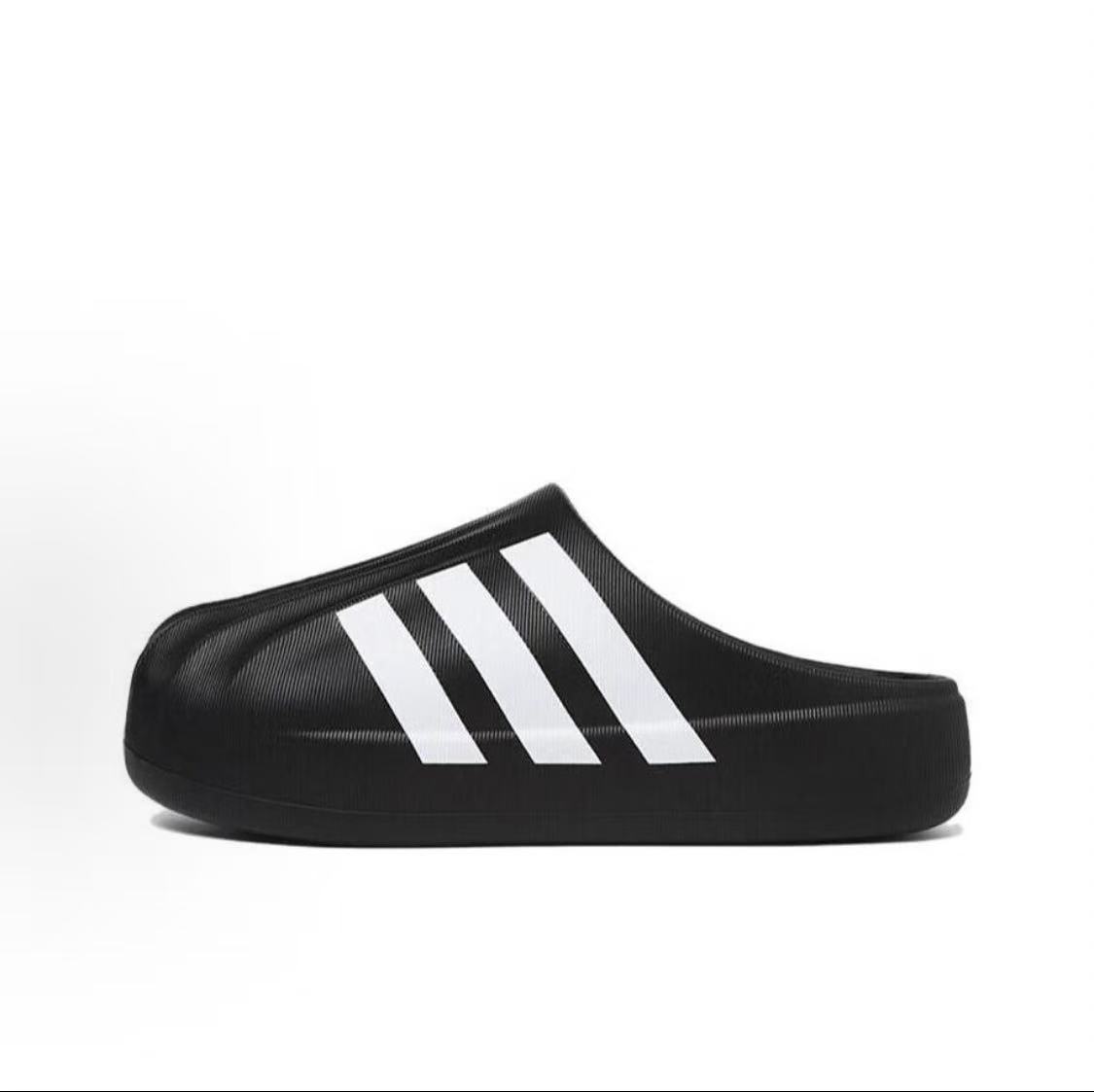 Adidas SUPERSTAR MULE EVA包頭拖鞋  黑白