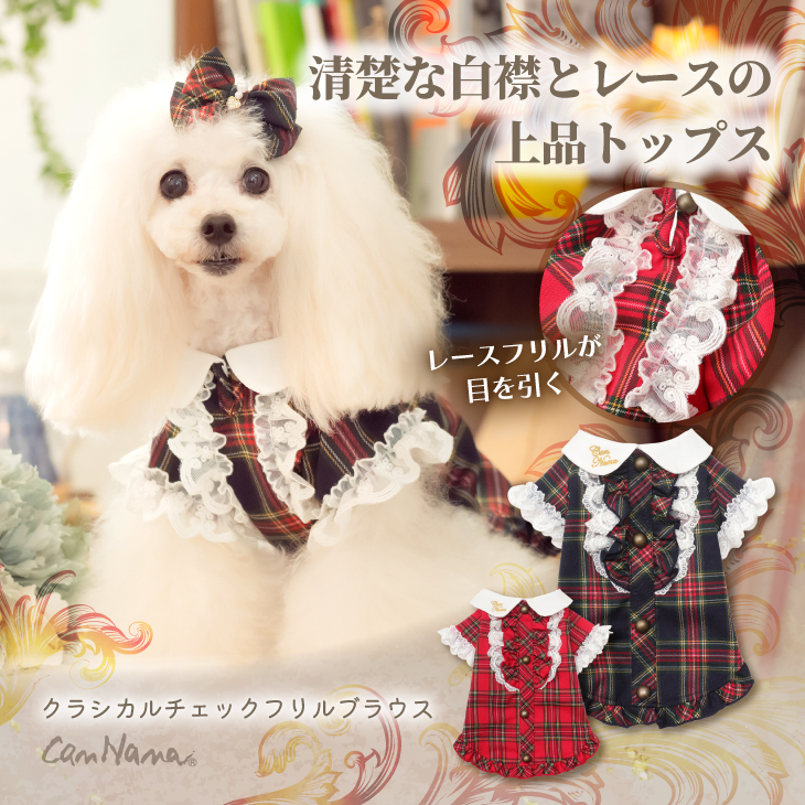 クラシカルフリルブラウス