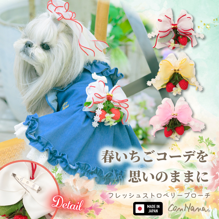 AC-048フレッシュストロベリーブローチ