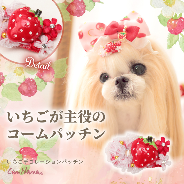 AC-042 いちごデコレーションパッチン レッド