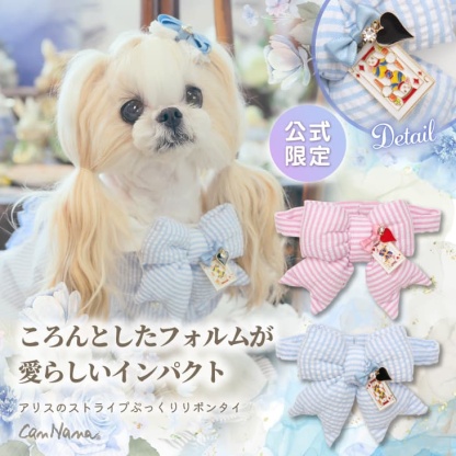 AC-052アリスのぷっくりストライプリボンタイ