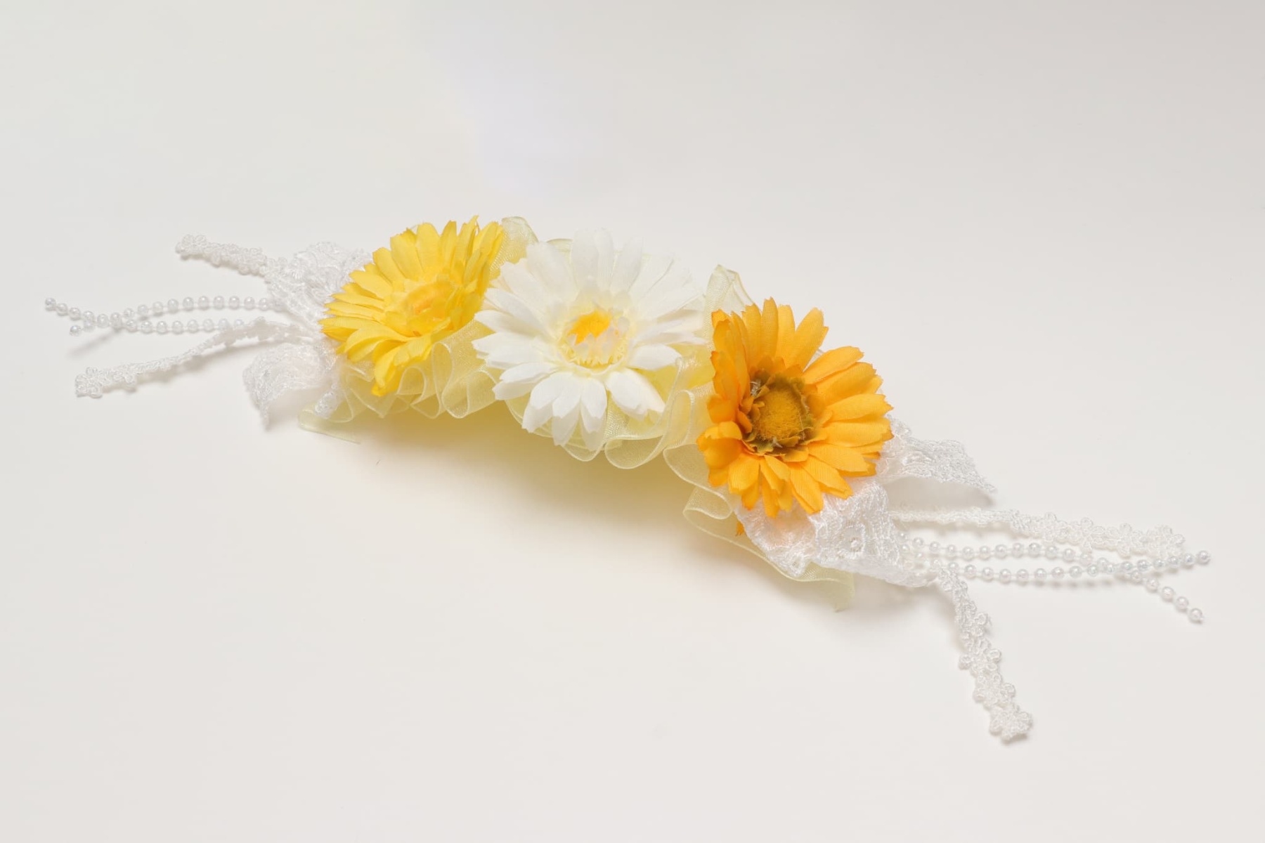 春のガーベラヘッドドレス 