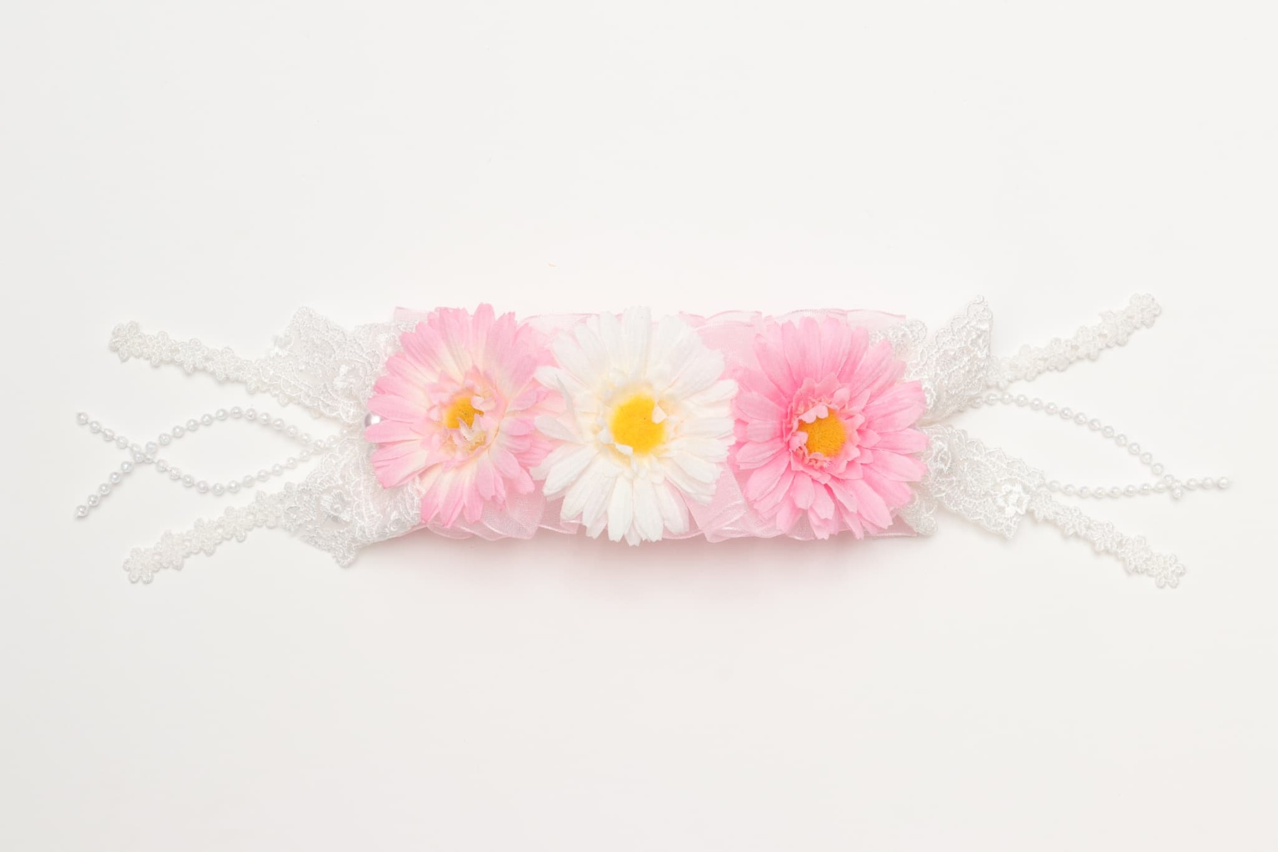 春のガーベラヘッドドレス 