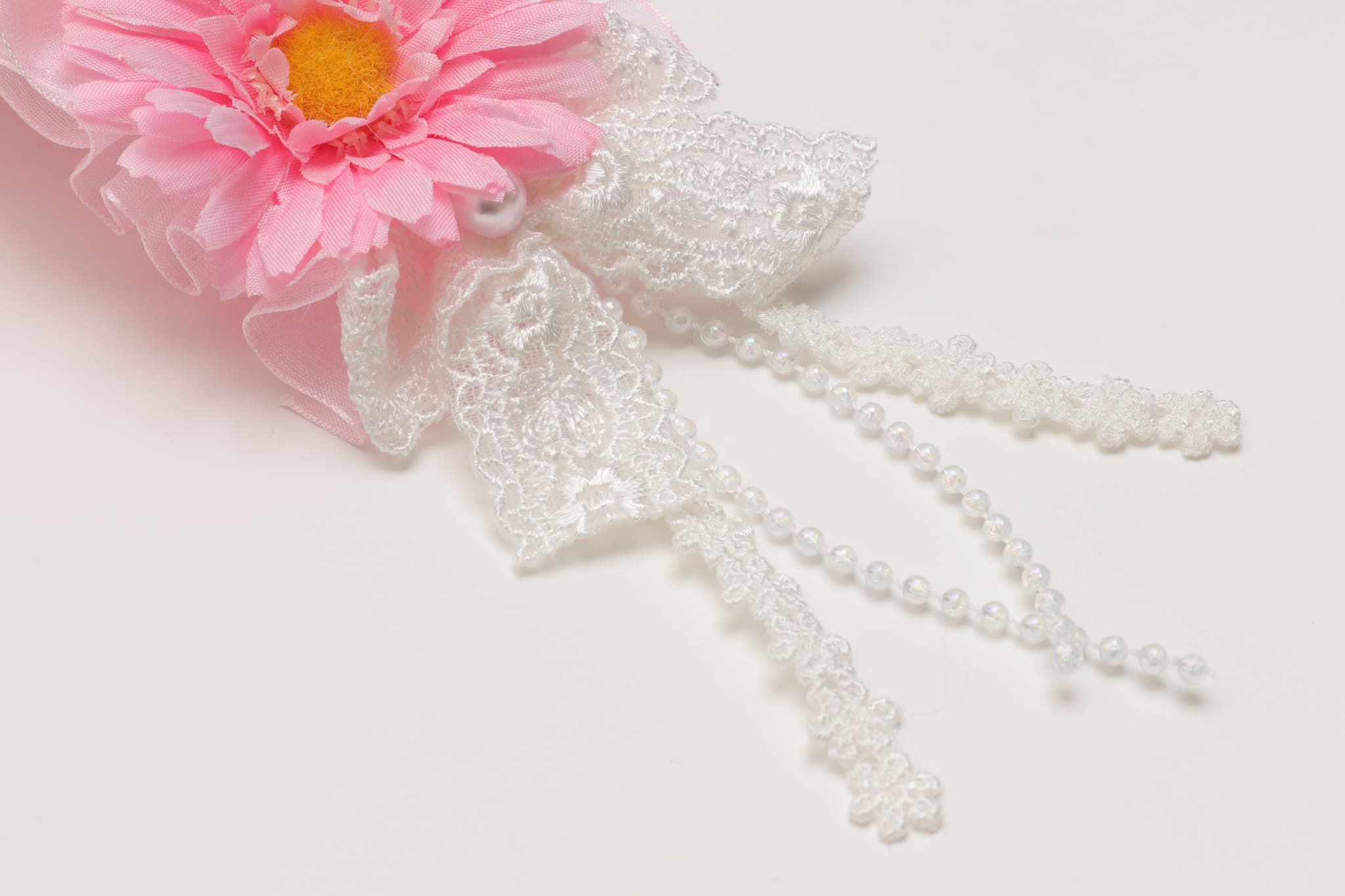 春のガーベラヘッドドレス 