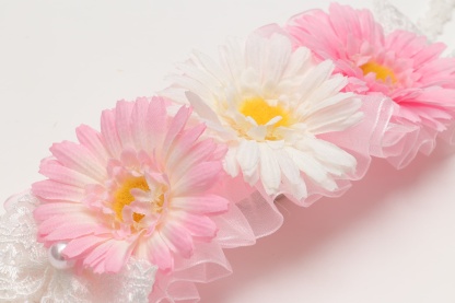 春のガーベラヘッドドレス 