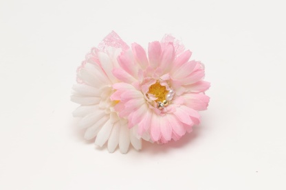 ダブルガーベラバレッタリボン