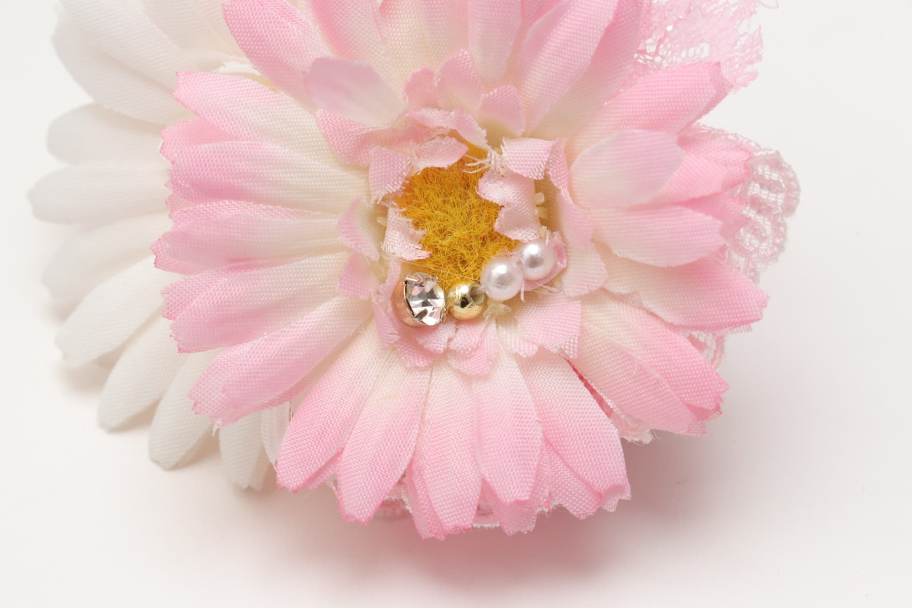 ダブルガーベラバレッタリボン