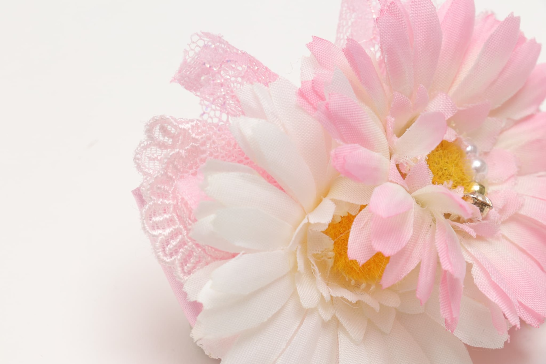 ダブルガーベラバレッタリボン